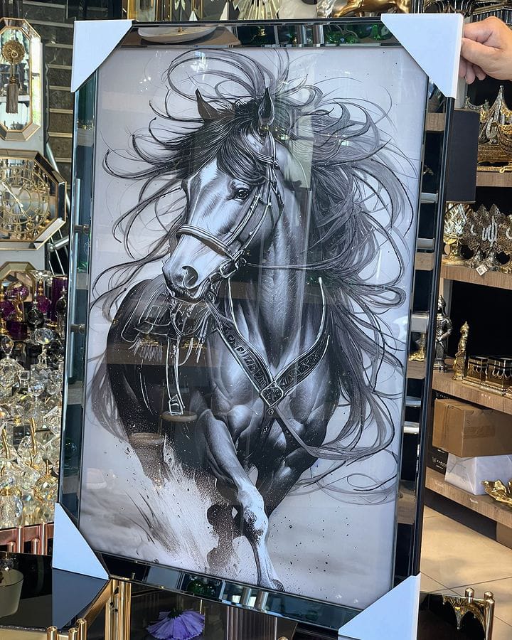 Black horse art board