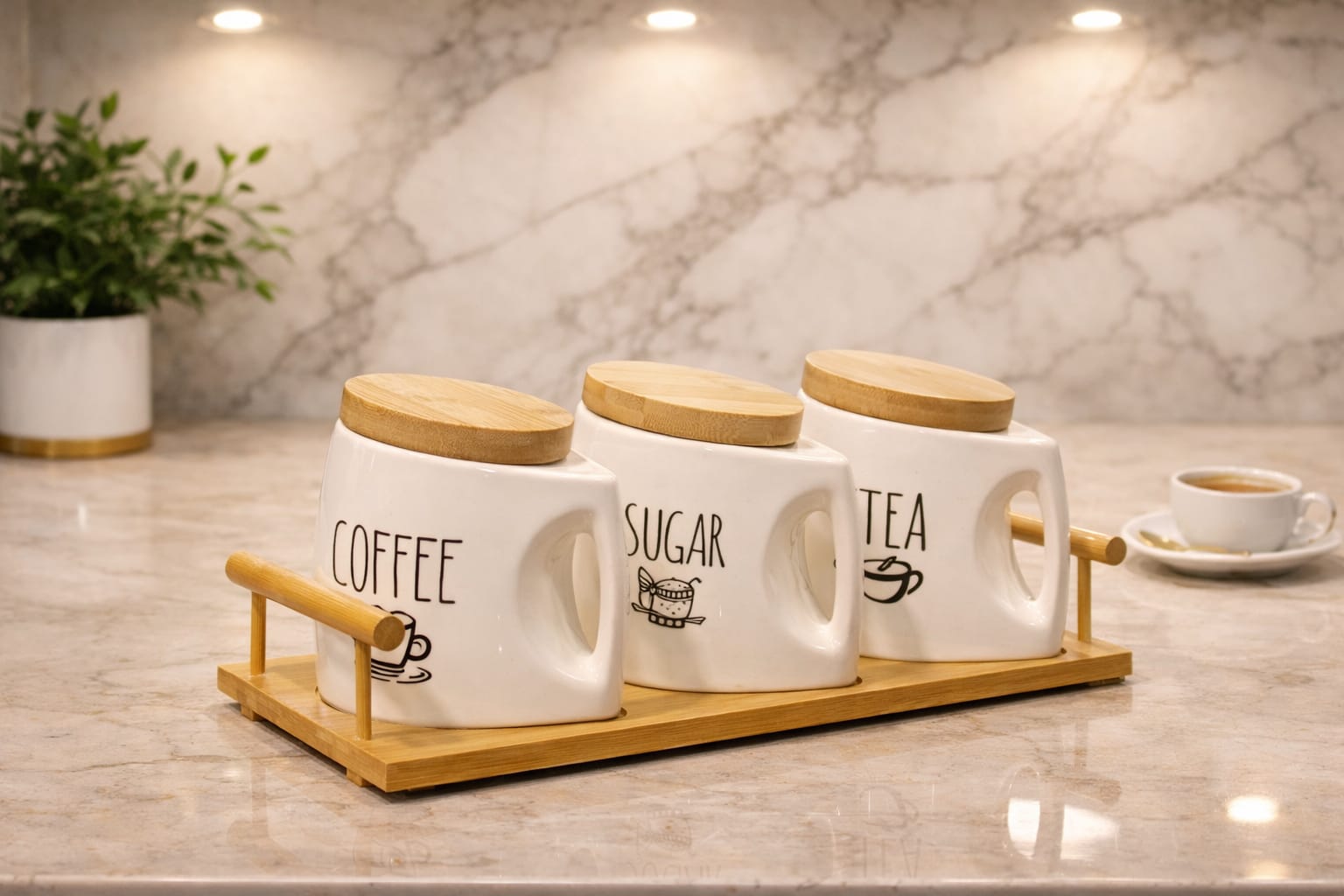 Set of 3 spice containers