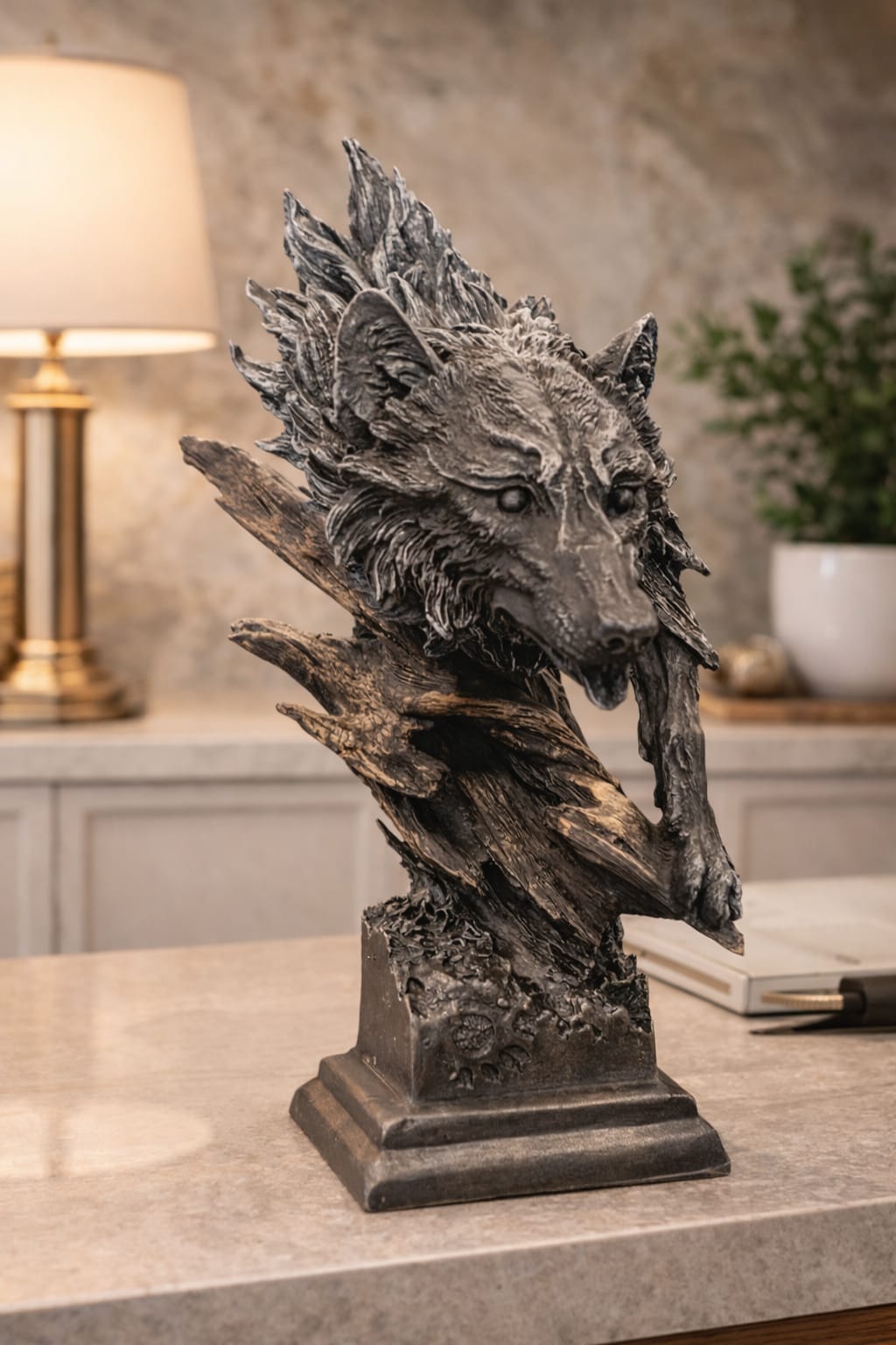 Big fox black and brown