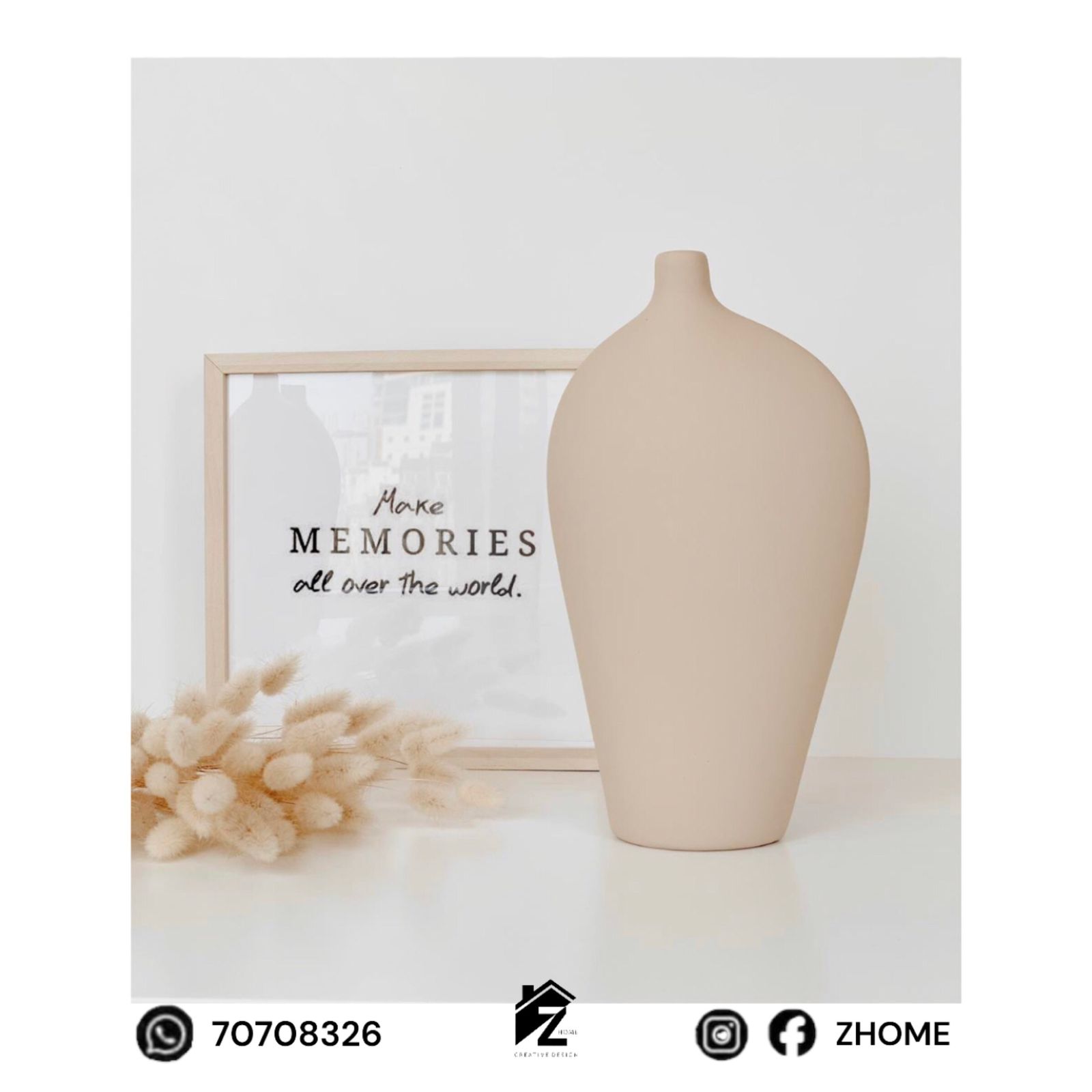 Ceramic vase features a matte finish - Image 3