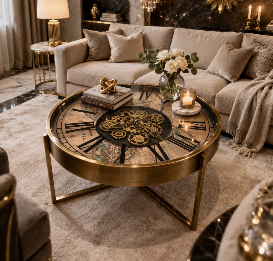 Decorative table clock