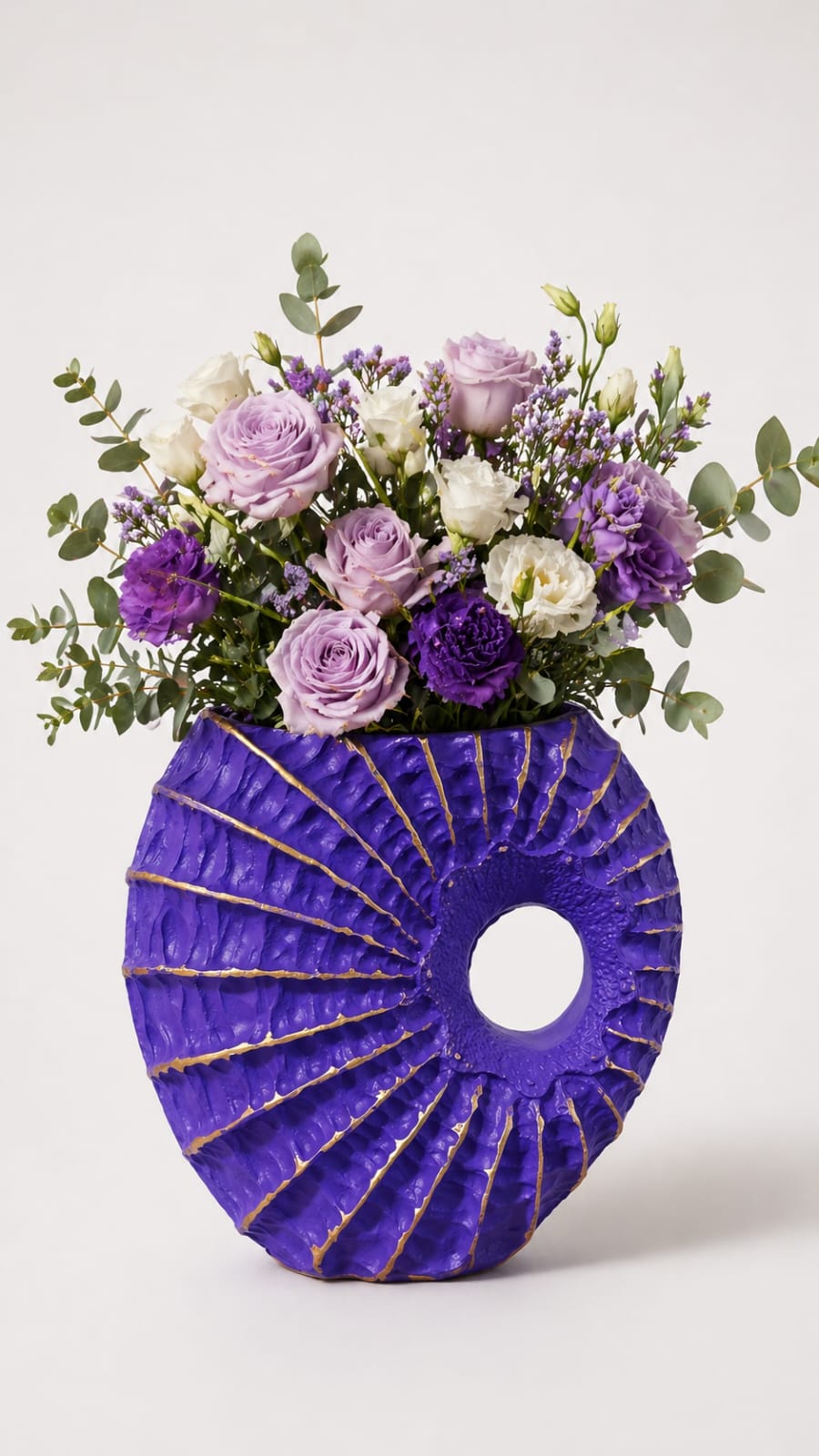 Purple vase