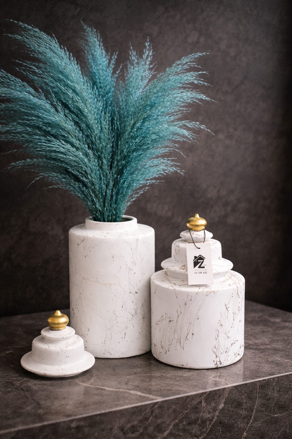 Set of 2 jar vase - Image 2