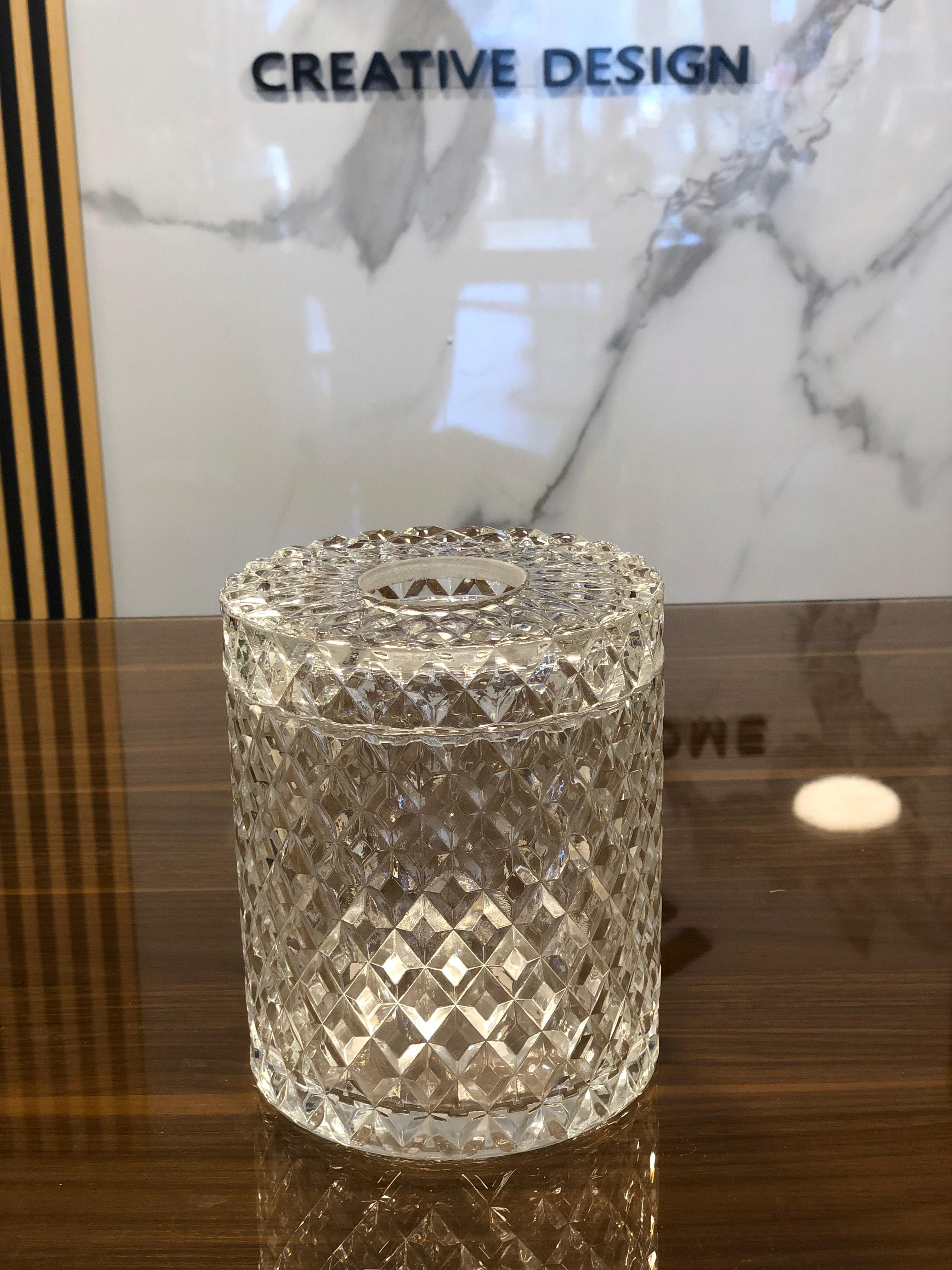 tissue box crystal