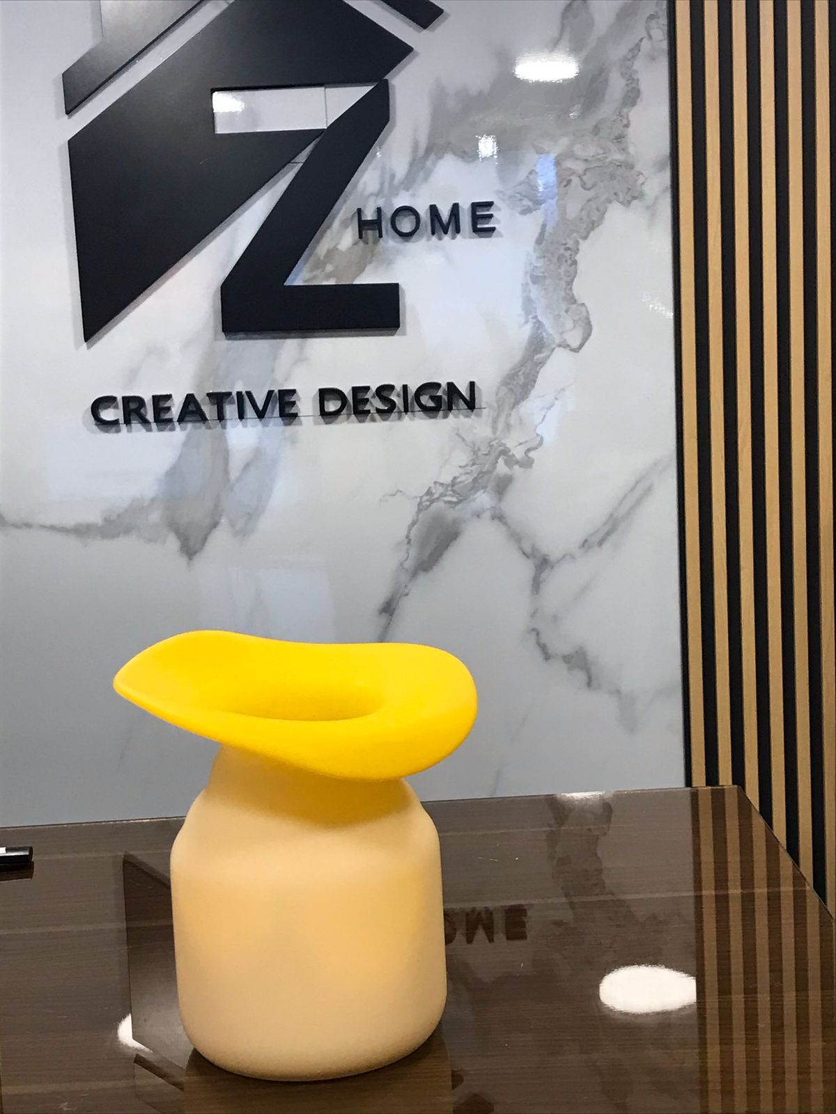 Yellow vase