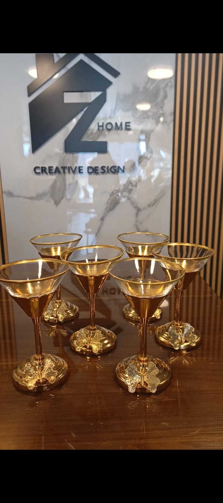 set fo 6 kasset me8li gold m3 butterfly